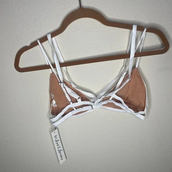 NWT For Love & Lemons Jayne Bralette Top Size XS